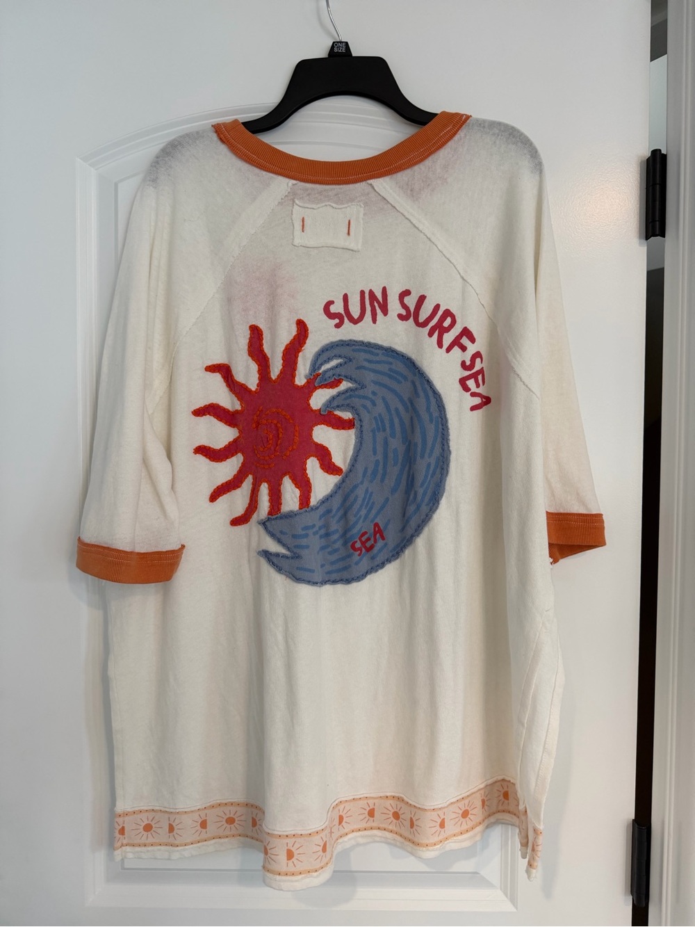 Free People We The Free Giulia Embroidered Ringer Tee - Picture 4 of 5